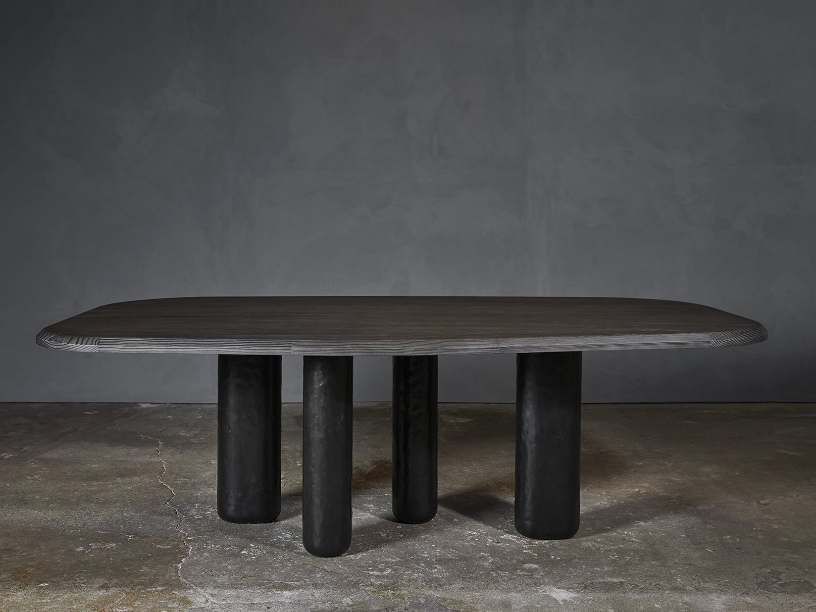 ROUGH dining table bronze Samuel Accoceberry Collection Particuliere