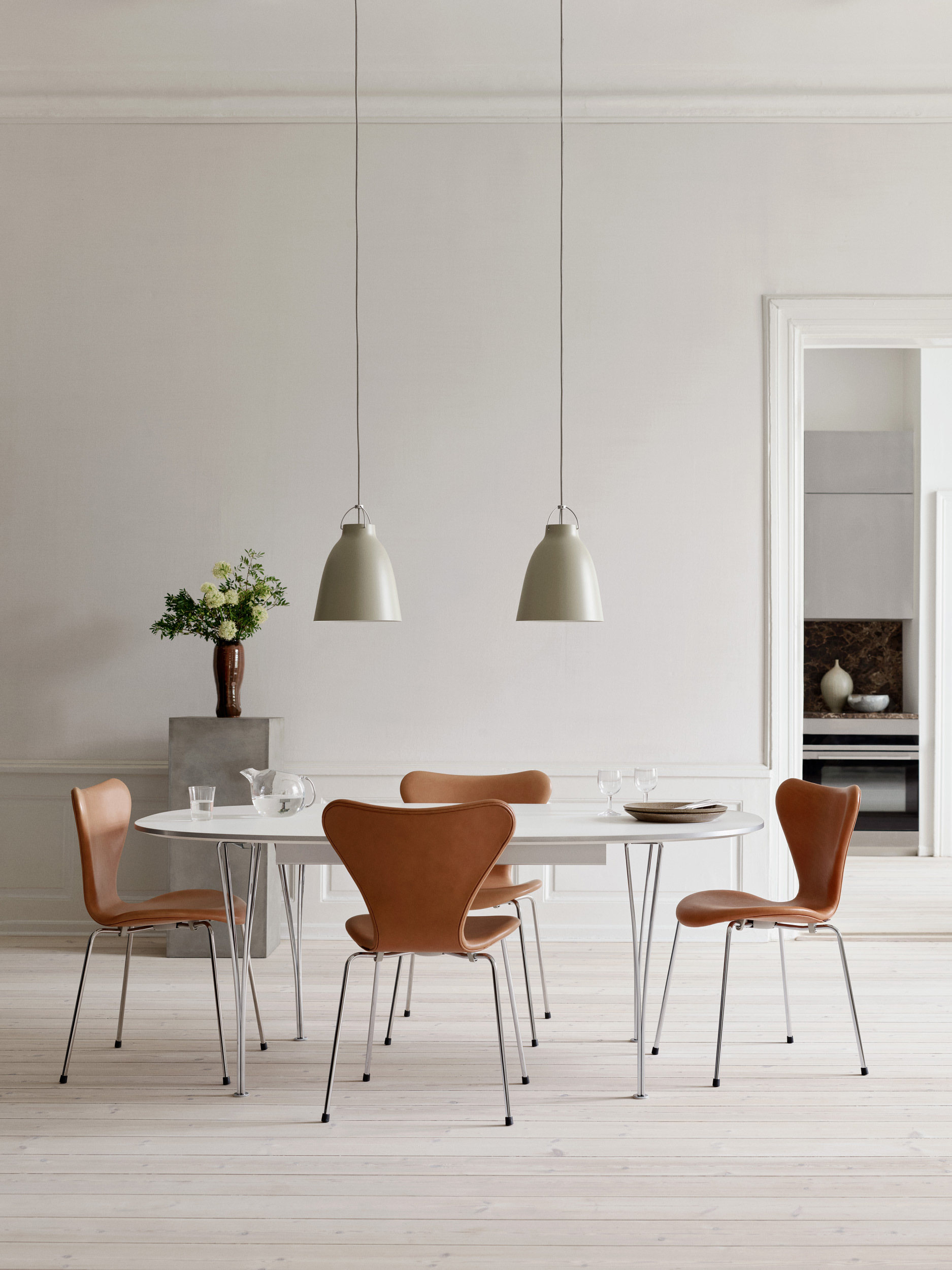 FH Caravaggio P2 Dusty Green Superellipse B619 White Series 7 3107 Grace Walnut