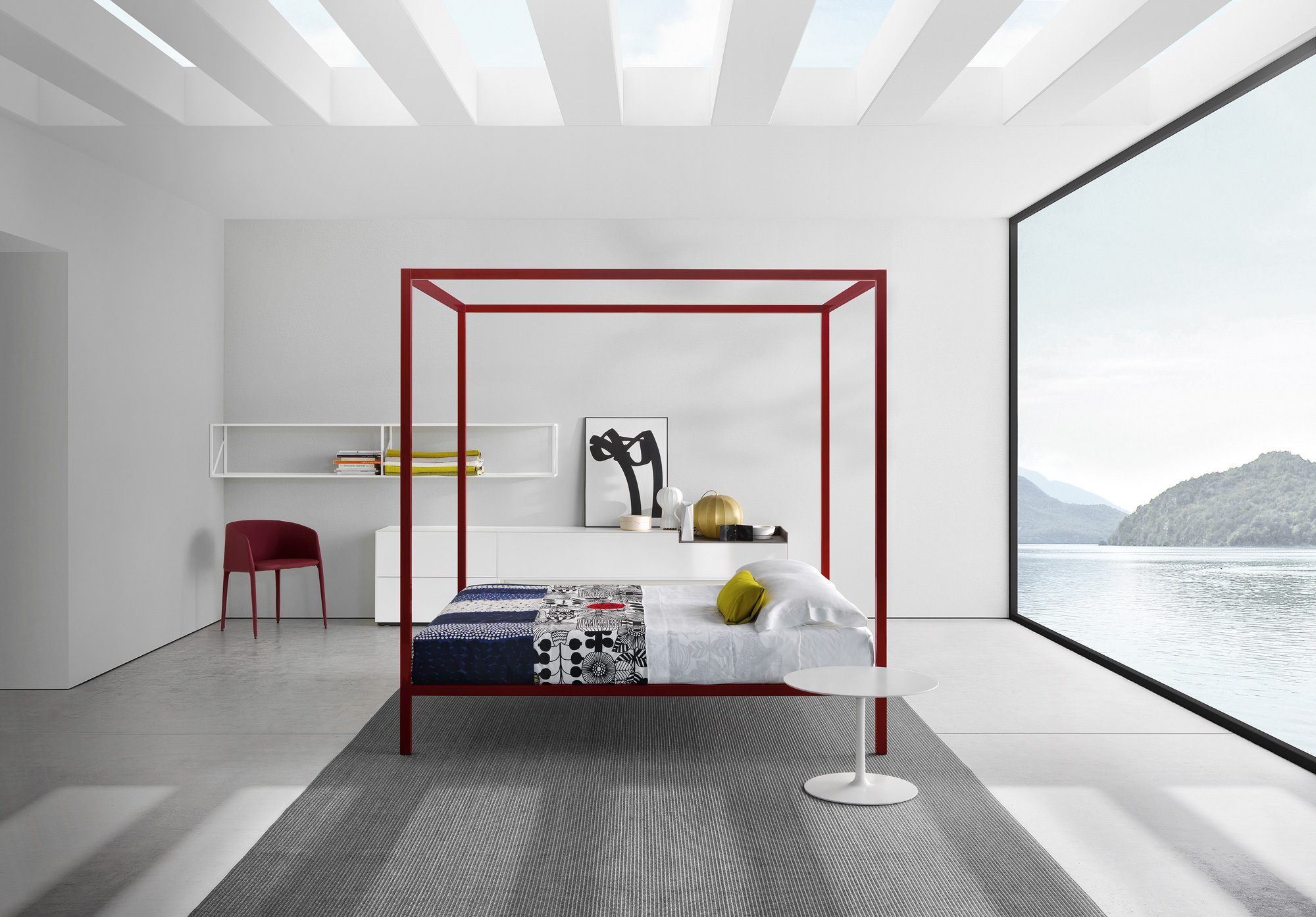 Achille armchair aluminium bed minima30 hanging lifestyle 08 mdfitalia 02
