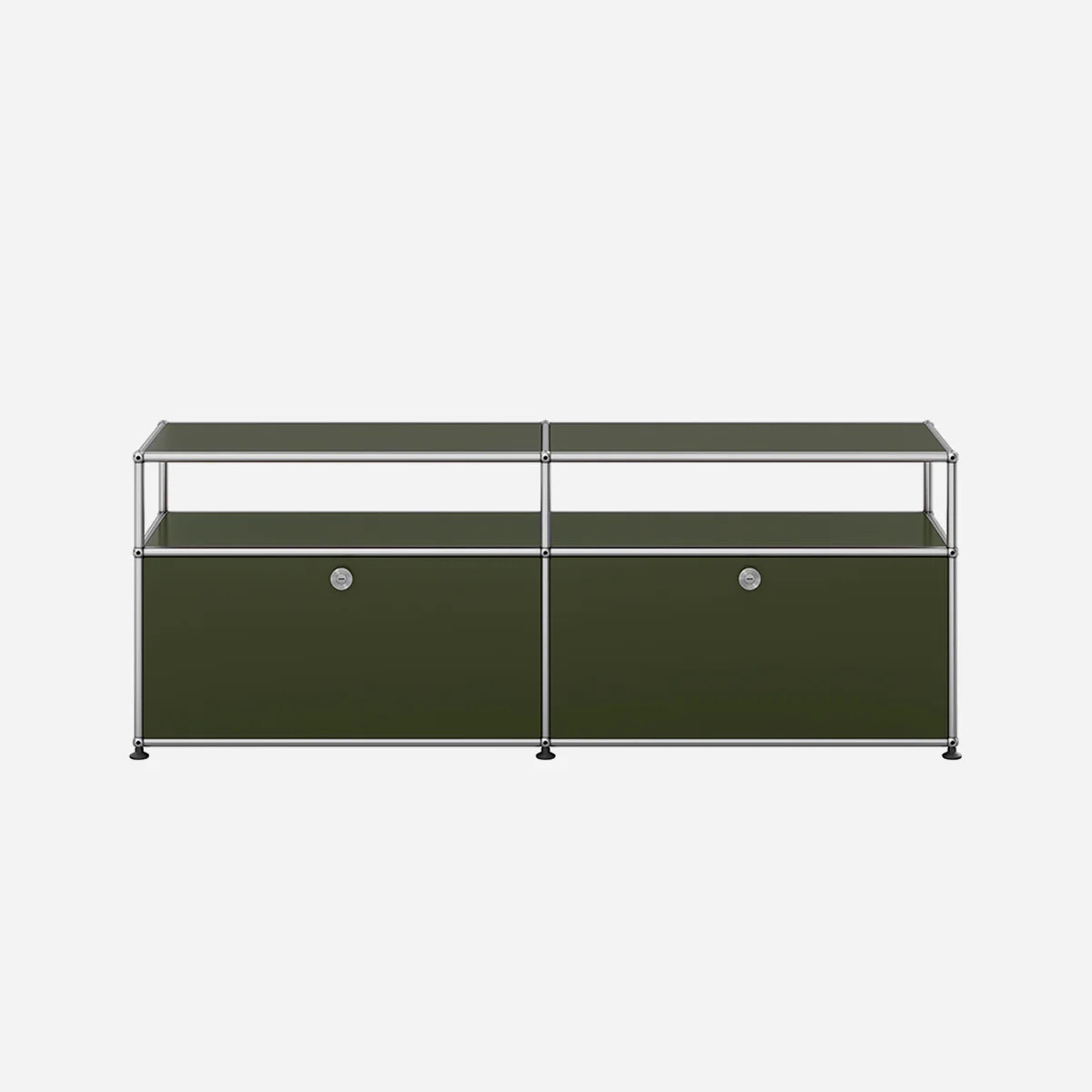 Usm olive green lowboard still